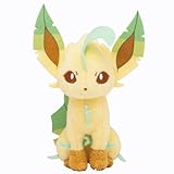 Pokémon Center Original Plush Doll Sitting Trick Pose Leafeon
