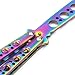 Stoundgee Rainbow Stainless Steel Blunt Practice Training Dull Tool, Strong and Durable