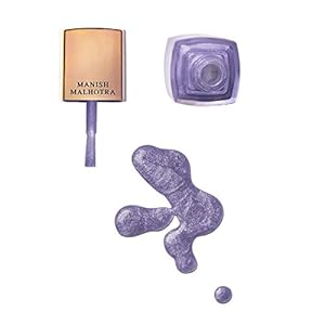 Myglamm Manish Malhotra Beauty Gel Finish Nail Lacquer-Metallic-Crushed Velour (Purple)-12 ml| Hi-Shine Gel Nail Polish…