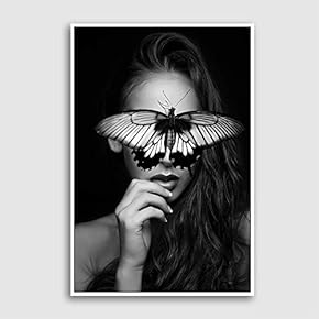 Framed Canvas Home Artwork Decoration Portrait Canvas Wall Art for Living Room, Bedroom - 16x24 inches