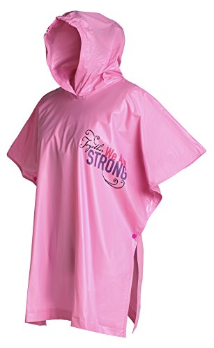 Disney Little Girls  Princess Waterproof Outwear Hooded Rain Poncho - One Size Toddler