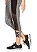 RBX Active Women's Strappy Braided Ankle Capris Black/Grey L