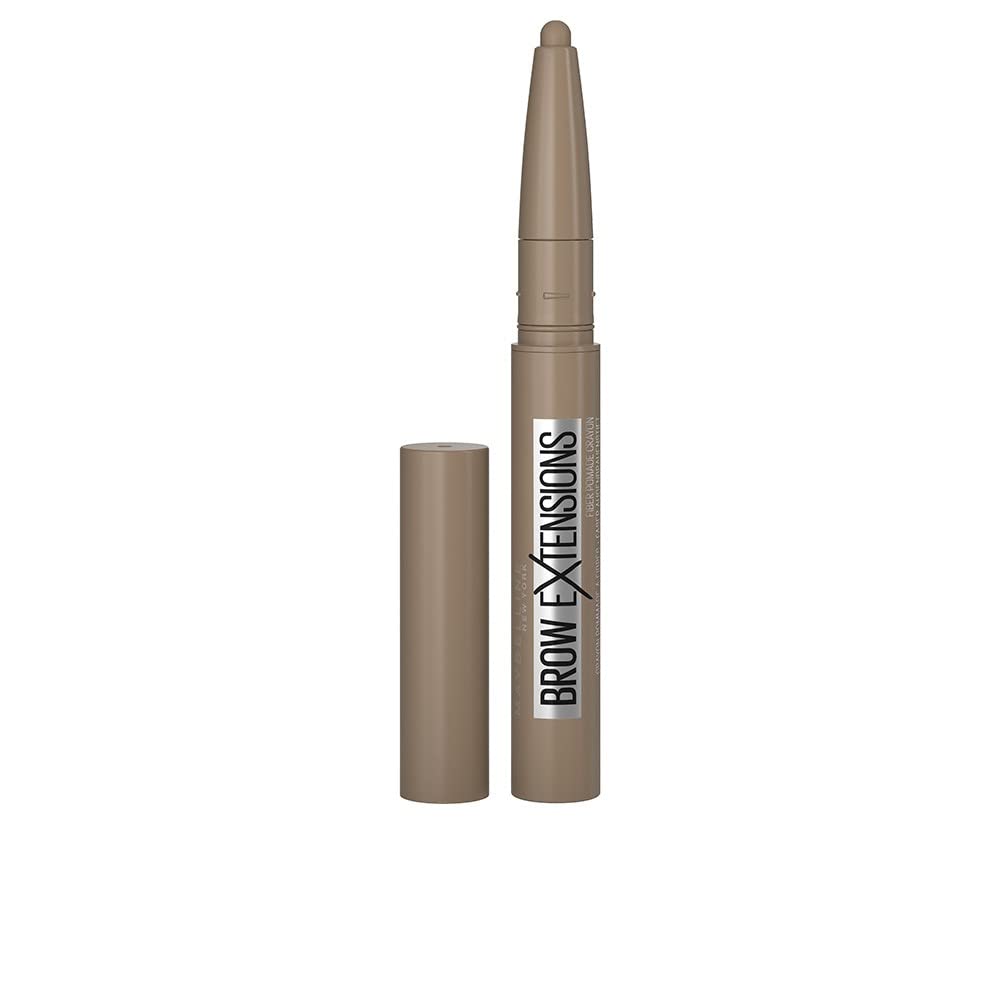 Maybelline New York Brow Extensions Eyebrow Pomade Crayon Defining Eyebrow, 01 Blonde