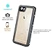 Waterproof Case for iPhone 6/6s [4.7-Inch Version]- ALOFOX Floatable Swimming Case with Float Strap Retail Packaging Gray/White+Transparent