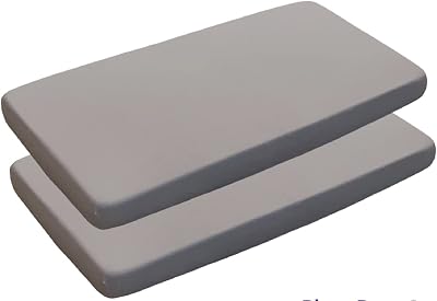 Sasma Home 2 x Cot Bed Fitted Sheets 100% Cotton 70x140 cm
