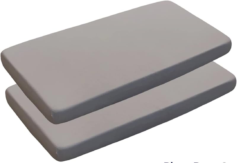 Sasma Home 2 x Cot Bed Fitted Sheets 100% Cotton 70x140 cm