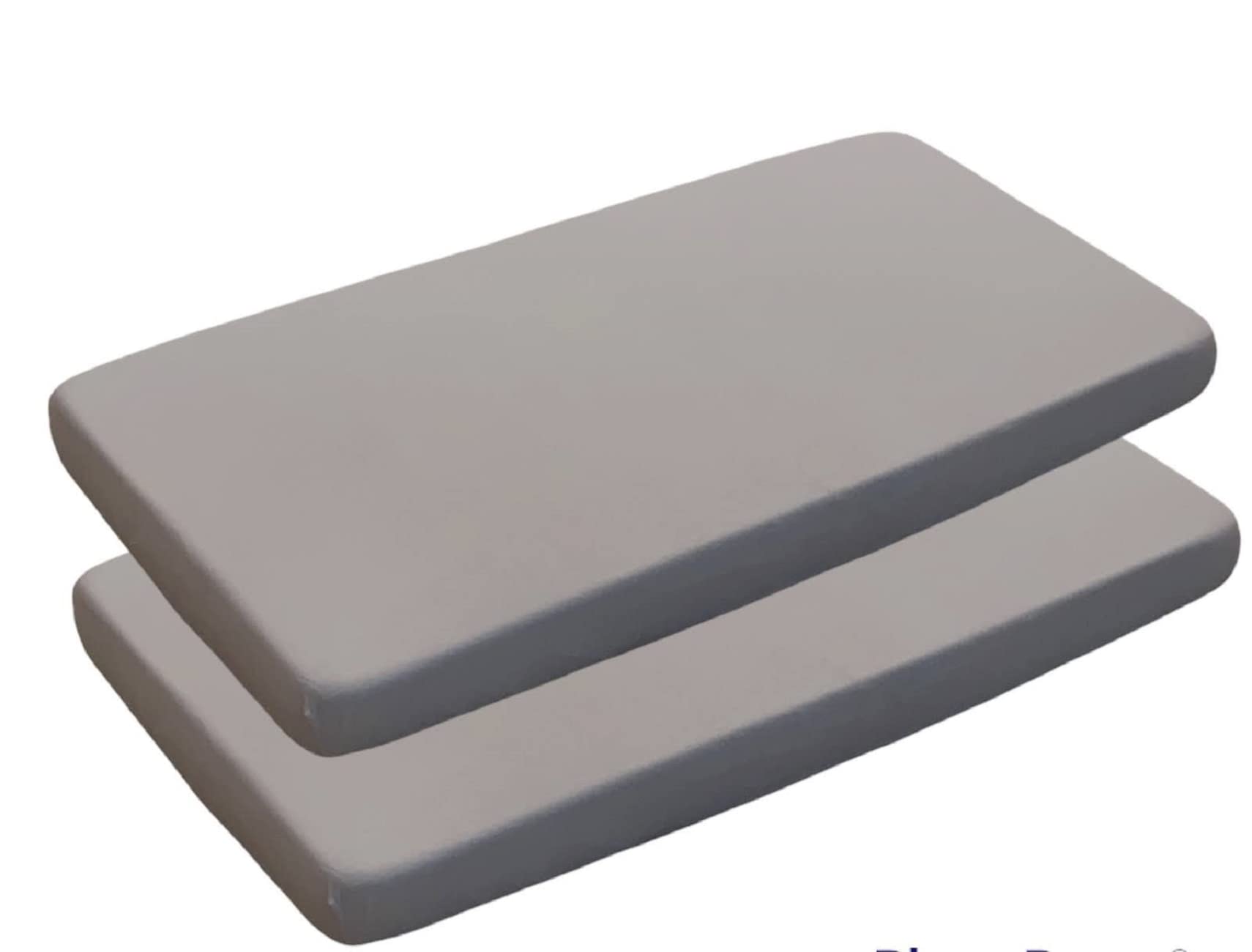 Sasma Home - 2 x Cot Bed Fitted Sheets 100% Cotton Very Soft (70 x 140 cm)