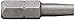 Vermont American 15343 Type Clutch Size 3/16-Inch with 1-Inch Length Extra Hard Screwdriver Bit, 2 Pieces Per Card