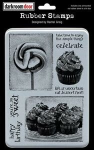 Darkroom Door Rubber Sweet Treats Vol 1 Stamp Set