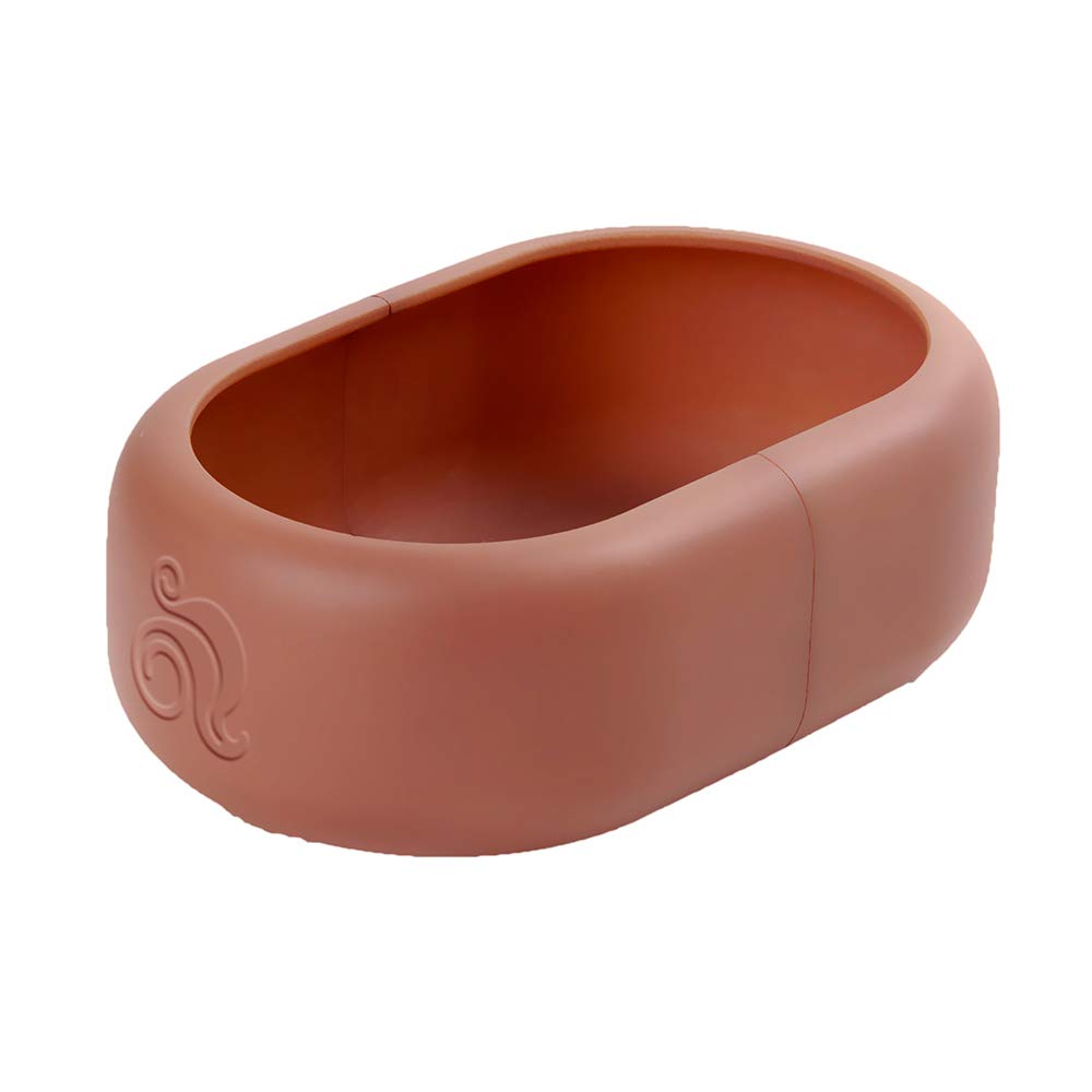 Komodo Smart Mealworm Dish for Reptiles Durable Smooth Sides Easy Clean Food Bowl Deep Design Sturdy Outdoor Indoor Lightweight Hygienic Pet Feeder