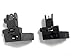 Ade Advanced Optics Front and Rear Flip-Up 45 Degree Rapid Transition Buis Backup Iron Sight