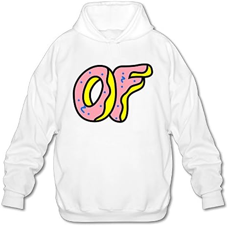 Men's Odd Future Donut Logo Hooded Sweatshirt White M