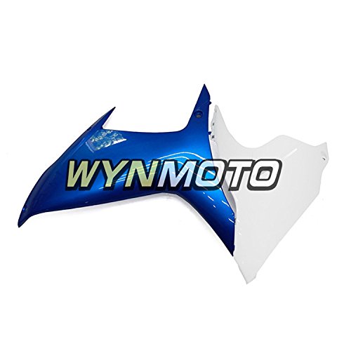 WYNMOTO Motorcycle Body Kit For Suzuki GSXR 600-750 2011 2012 2013 2014 2015 K14 11 12 13 14 15 Sportbike Pearl Blue White ABS Plastic Injection Fairings - Thumbnail 5