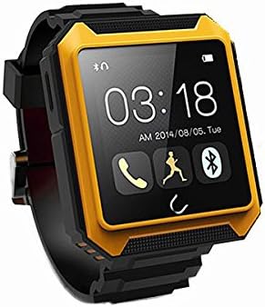 U-Terra Smart Watch Bluetooth SMS Wristwatch Smartwatch Sports Outdoor Watch for ( Yellow )