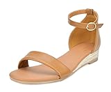 DREAM PAIRS Women's Formosa_10 Wedge Sandal