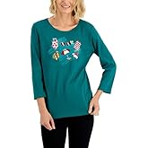 Karen S Womens Holiday Beach Top