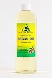 Argan Oil Organic Moroccan Marrakesh Hair Oil by H&B OILS CENTER Cold Pressed 100% Pure 16 oz