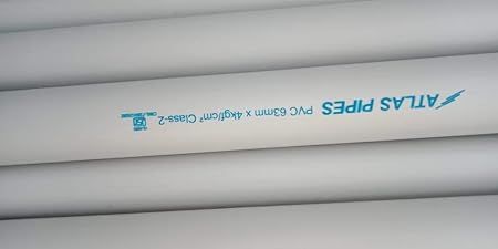 ATLAS PIPES Garden Hose PVC Water Pipe 4 Kgf/cm2 (6 Mtr. Length) (200mm