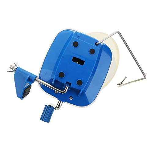 Ball Winder,SONSAN Hand Operated Yarn Winder Fiber Wool String Ball Thread Skein Winder Machine Clamp-on Holder - Thumbnail 6