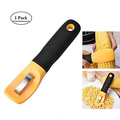 Ashero Corn Peeler, Corn Cob Remover Stripper Peeler Thresher Cutter Tool Stainless Steel Kernel Peeler for Home Kitchen