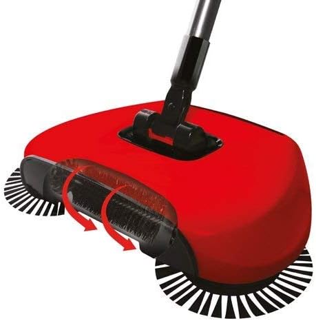 Realshopee Sweeper 360 Degree Rotation Hand Push Sweeper Easy to Clean Color May Very