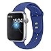 YOUKEX Sport Band Compatible with Apple Watch 38mm/40mm, Soft Silicone Strap Wristbands Replacement for iWatch Series 4/3/2/1 Women Men, (Royal Blue S/M)