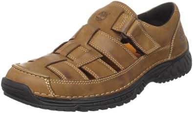 Amazon.com | Timberland Men's City Adventure Fisherman Sandal, Brown, 8 W US | Sandals
