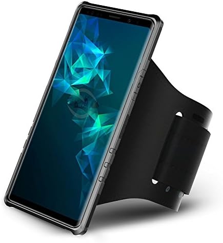 Armband Case for Galaxy Note 9, LU2000 Note9 [Rugged Armor] Shockproof Anti-Shock Case for Jogging Cycling Gym Anti-Scratch Wristband Phone Holder Cover for Samsung Galaxy Note 9 - Gold