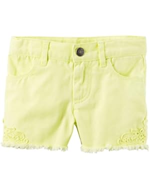 Lace Twill Shorts