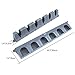 Dr.Fish Fishing Rod Racks 16.5 Inches 6 Rod Capacity Fishing Pole Holder Spinning Rod Baitcasting Rod Vertical Horizontal Wall Mount Ceiling Mount Garage