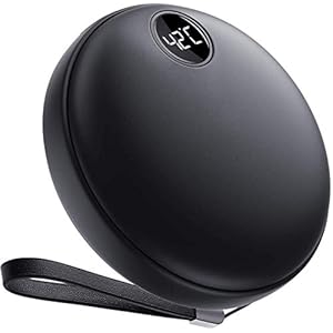 EXTSUD Handwarmer, USB oplaadbare handwarmer met powerbank, draagbare zakwarmer, 2,1 A, snel opladen, 360 graden…