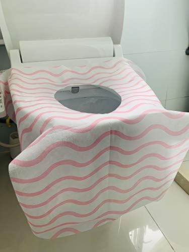 Toilet Seat Covers Disposable - Extra Large Size with Colorful Individually Wrapped Perfect for Toddlers Kids and Adults. (10)