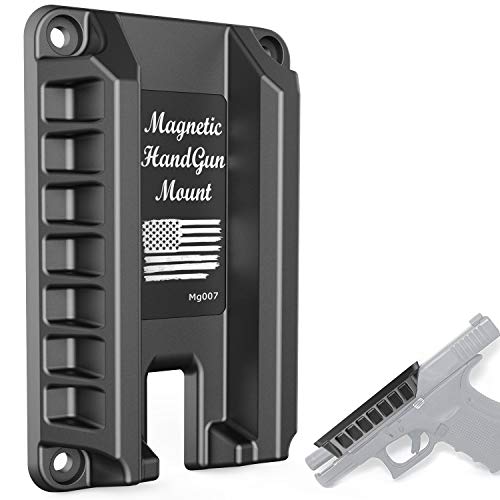 MytypeMag Gun Magnet Mount | Magnetic Handgun Mount & Holder - Concealed Tactical Firearm Accessories & Gun Accessories Holder for Truck, Car, Wall, Vehicle (Mg007) - Thumbnail 7