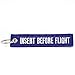 Rotary13B1 Insert Before Flight - Keychain - Blue