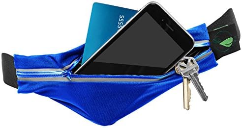 Foot Forward Running Belt iPhone 7 Plus 6s 6 5 Android Samsung - Absolutely No Bounce, Water Resistant, Exercise, Fuel, Water Belt! Runner Sports &amp; Fitness Lightweight, Durable, Adjustable Waist Pack!