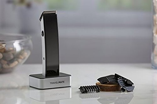 Complete Hair Clipper Grooming Kit for Men- Ultra Modern and Sleek Trimmer – Elegant Black Matte Finish – Rechargeable & lightweight – Includes Trimming Attachments for Beard and Mustache Styling