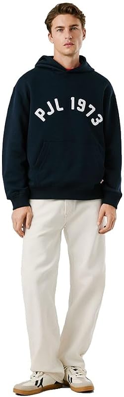 Herren Maverick Hoodie Sweatshirt, Blau (Dulwich Blue), S