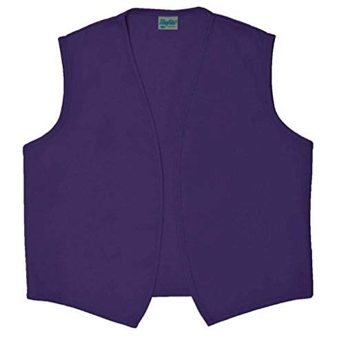 Daystar 740NP No Pocket Unisex Vest, Medium, Purple