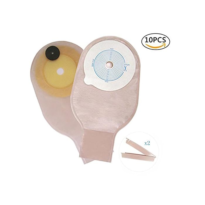 Medicals Drainable Pouch Clamp Colostomy Bag Clip 2Pcs