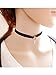 eBoot Flower Lace Choker Necklace and Black Velvet Necklace Choker with Pendant, Set of 2