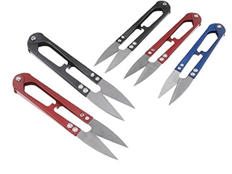 Perlin 10stk Edelstahl Ernteschere Scharfe Set Knipser Schmuckschere Blattschneideschere Ernte-Schere Bonsai-Schere Pflanzen-