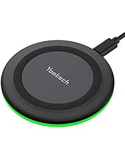 Yootech Wireless Charger,Qi-Certified 10W Max Fast Wireless Charging Pad Compatible with iPhone 13/13 Pro/13 Mini/13 Pro Max/12/SE 2020/11,Samsung Galaxy S21/S20/Note 10/S10,AirPods Pro(No AC Adapter)