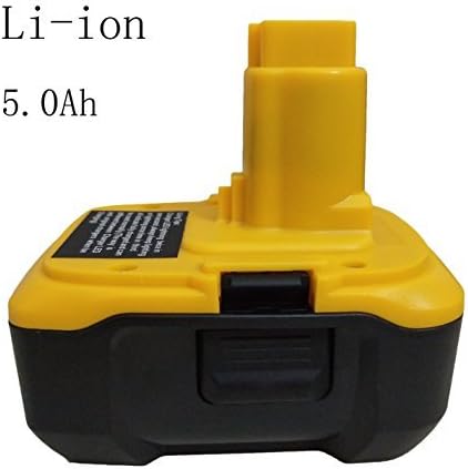 18 Volt 5.0Ah Lithium-Ion Replacement Battery for DEWALT DC9180 5.0AH