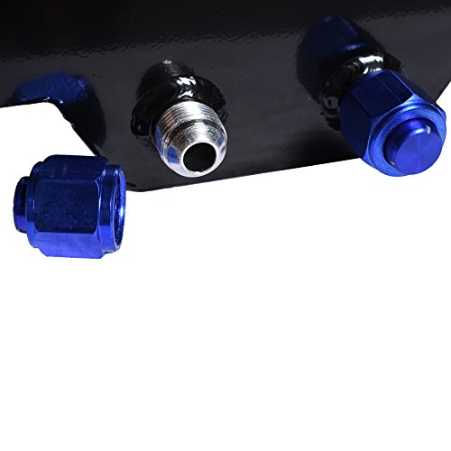 SUNROAD 15-Gallon Fuel Cell Gas Tank Aluminum Polished Racing Street Drift Strip Fuel Cell Tank with Level Sender Foam Black - Thumbnail 7