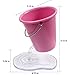 Creative Pencil Holder, Design Floating Bucket Pen Case Container Ideal Desk Accessory, Cute Pencil Holder for Desk,Pink