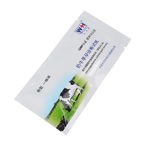Healifty 3 pcs Pregnant Tester Pigs Pregnancy Test Strip Cattle Pregnant Test Paper Livestock Pregnancy Test Strip Animal Early Pregnancy Test Strip Cow Pregnancy Test Strip Farm Supply sow