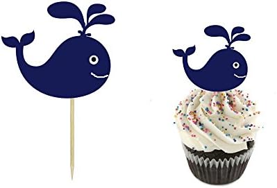 Baby Whale Cupcake Toppers