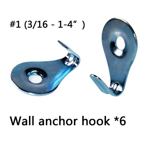 Ansoon Plastic Self Drilling Drywall and Hollow-Wall Anchor and Screw Assortment Kit, Anchors, Screws, Wall Anchor Hooks, and Toggle Bolts All 128Pcs