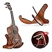 DTNO.I Guitar Stand, Universal Wooden Guitar Stand Acoustic Guitar Stand with Guitar Capo, Portable Detachable Instrument Holder Stand for Musical String Instrument and Acoustic Classical Bass Guitars