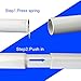 Adjustable Tarp Poles,Collapsible Lightweight Tent Poles for Camping, Awnings,Shelters(Pack of 2)